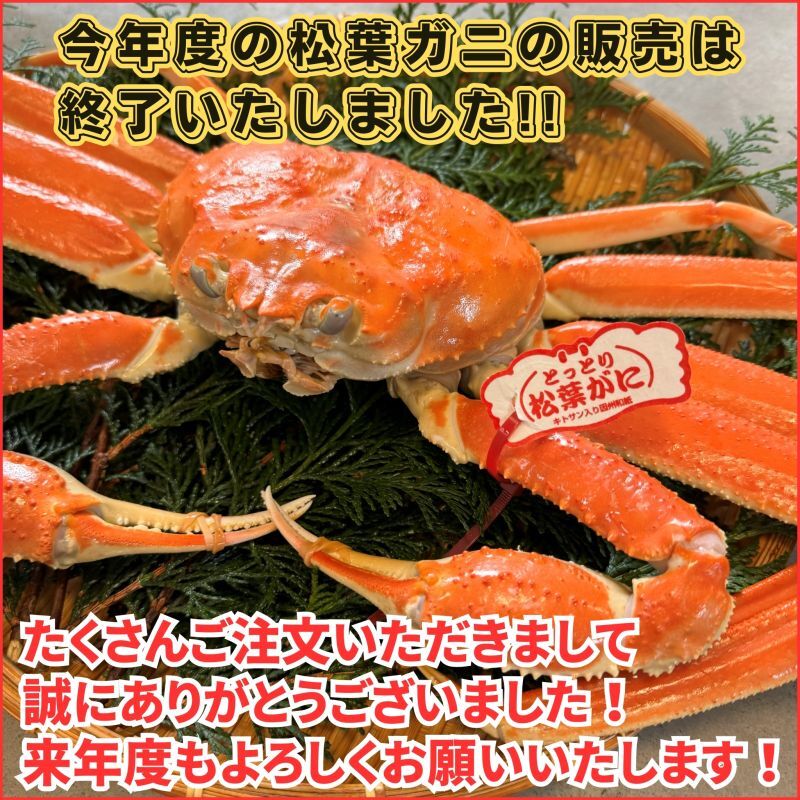 松葉ガニ通販店！新鮮な本場・本物の松葉ガニ直送『さかなや新鮮組』